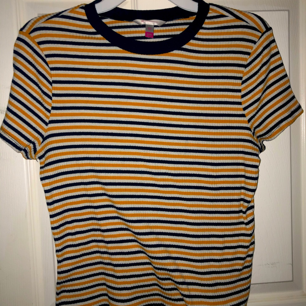 Striped Crop Top